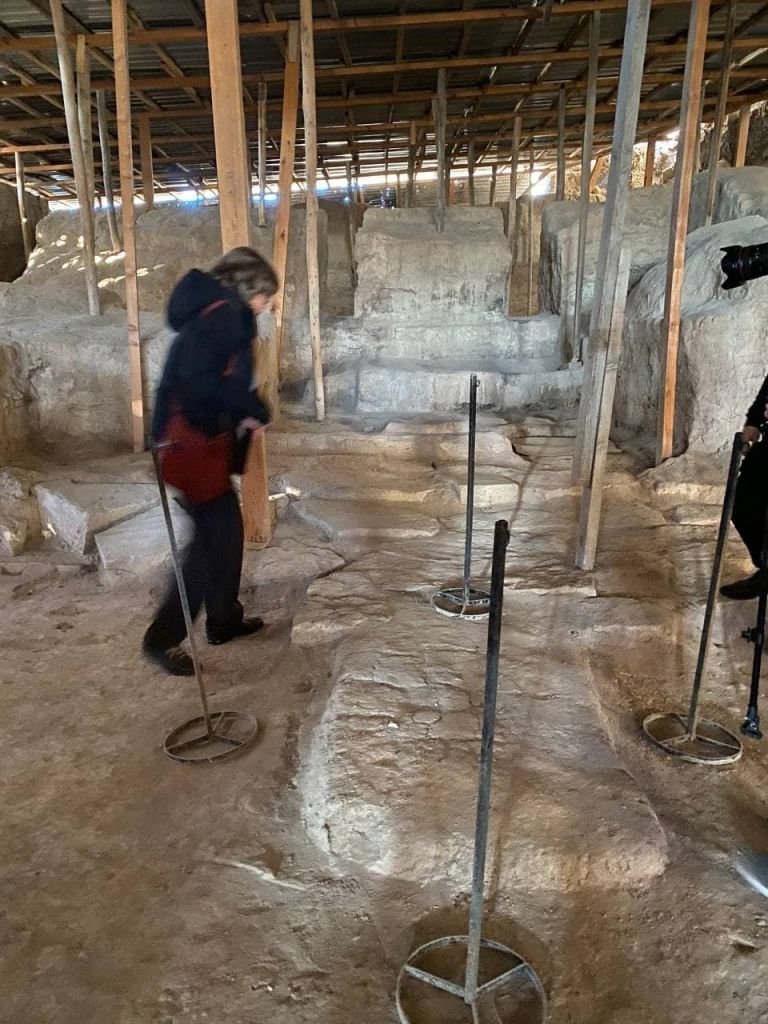 La sala delle udienze al palazzo di Arslantepe, photo Giulia Giaume