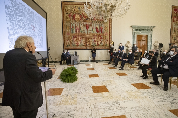 A Palazzo San Felice a Roma la Biblioteca d’Archeologia e Storia dell’Arte di Mario Botta