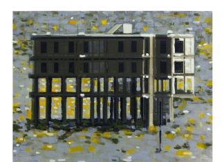 Luca Pancrazzi, Beirut, 2012, olio su tela, cm 40x50