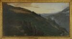 Matteo Olivero, Mattino. Alta Valle Macra, 1905, olio su tela. Courtesy Pinacoteca Matteo Olivero, Saluzzo