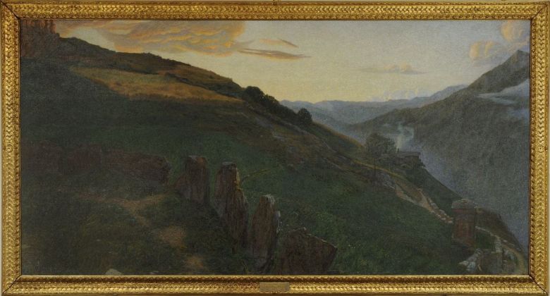 Matteo Olivero, Mattino. Alta Valle Macra, 1905, olio su tela. Courtesy Pinacoteca Matteo Olivero, Saluzzo