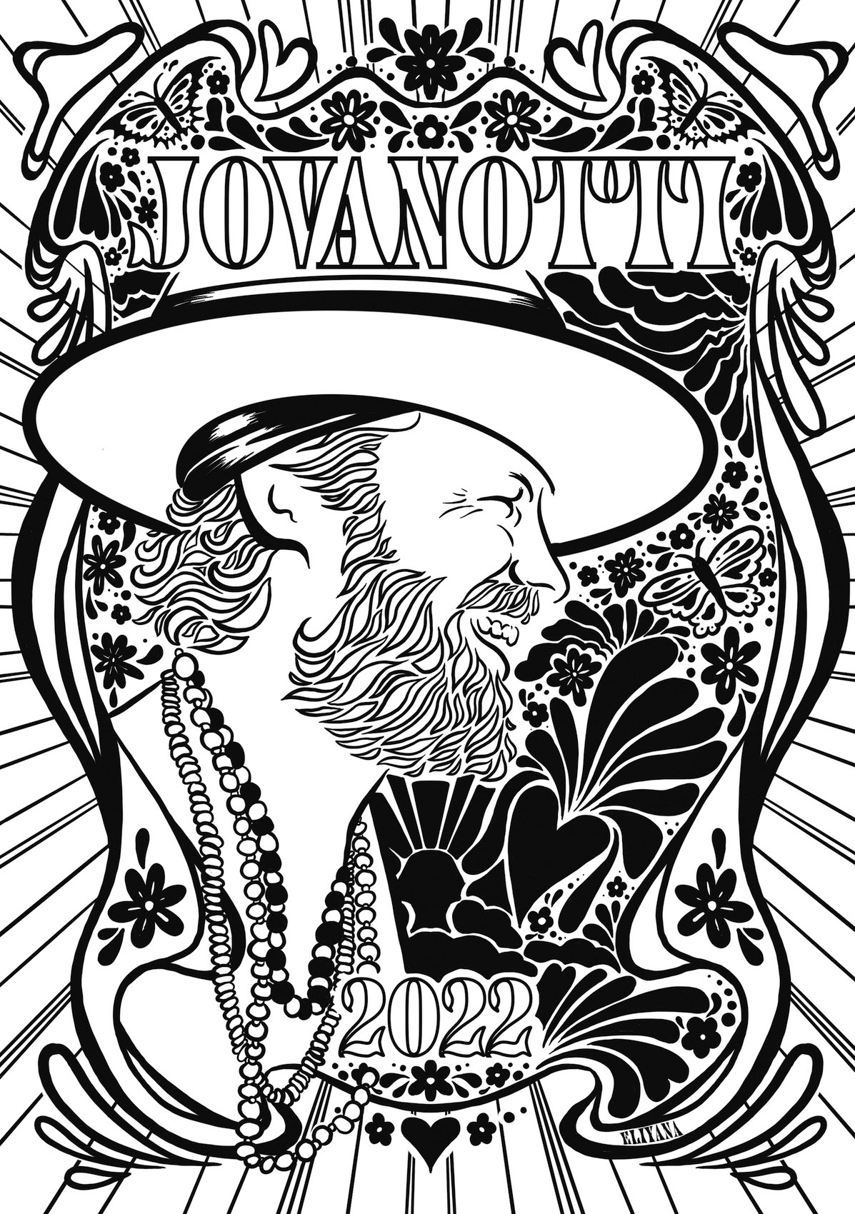 Jovanotti Beach Coloring book, il libro da colorare