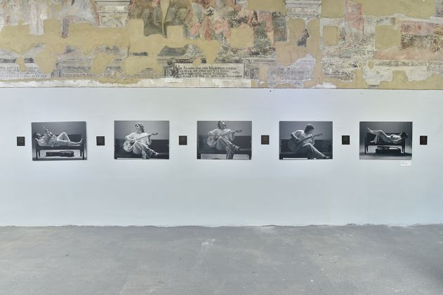 Pino Daniele Alive, La Mostra, installarion view at Made in Cloister, Napoli 2021 © Francesco Squeglia