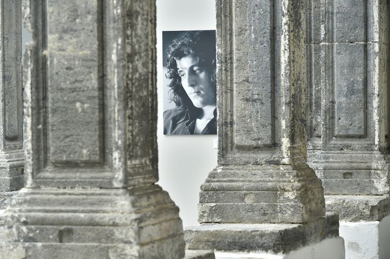 Pino Daniele Alive, La Mostra, installarion view at Made in Cloister, Napoli 2021 © Francesco Squeglia