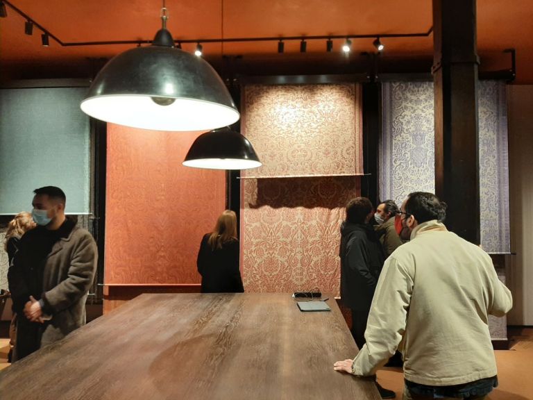 Presentazione del nuovo showroom Fortuny, Venezia 2021. Photo Arianna Testino