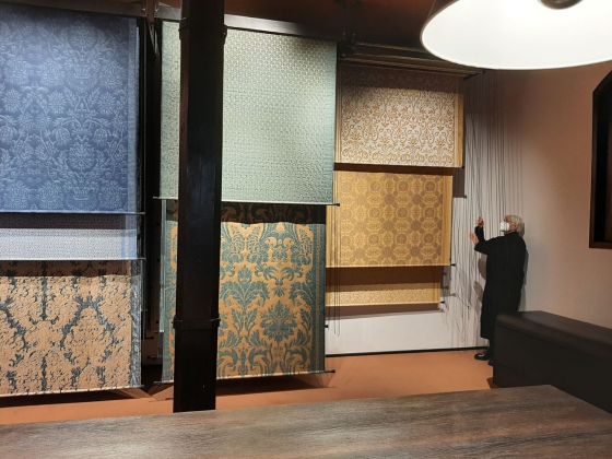Presentazione del nuovo showroom Fortuny, Venezia 2021. Photo Arianna Testino