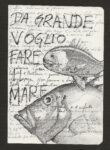 Salvatore Garzillo, E Tu, 2019, ink on paper, 10,4x15 cm