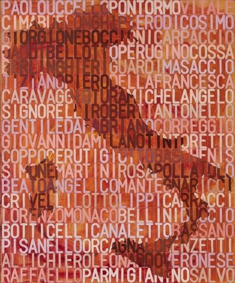 Salvo, 57 pittori italiani, 1975. Eredi Colnaghi. Photo Agostino Osio, Milano