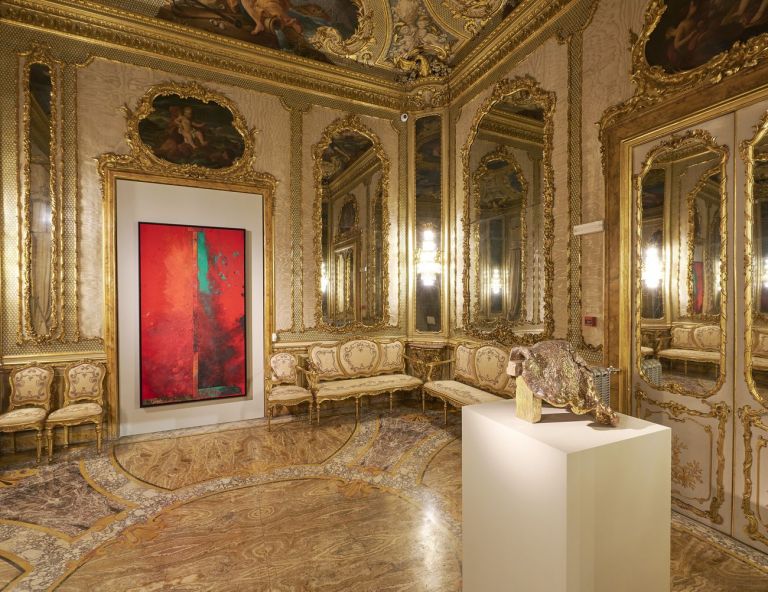 Sterling Ruby. Installation view at Toletta di Venere, Galleria Doria Pamphilj, Roma 2021 © Sterling Ruby. Photo Matteo D'Eletto M3 Studio. Courtesy Gagosian