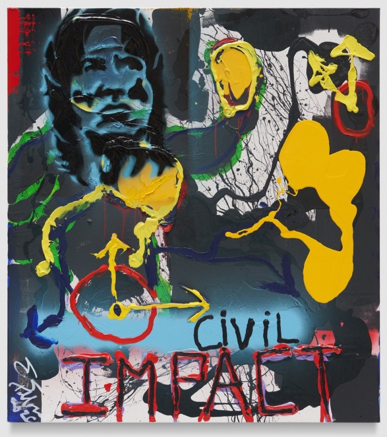 Sylvester Stallone, Civil Impact, 2020, Courtesy Galerie Gmurzynska Artwork Sylvester Stallone