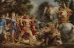 The Calydonian Boar Hunt, about 1611 1612