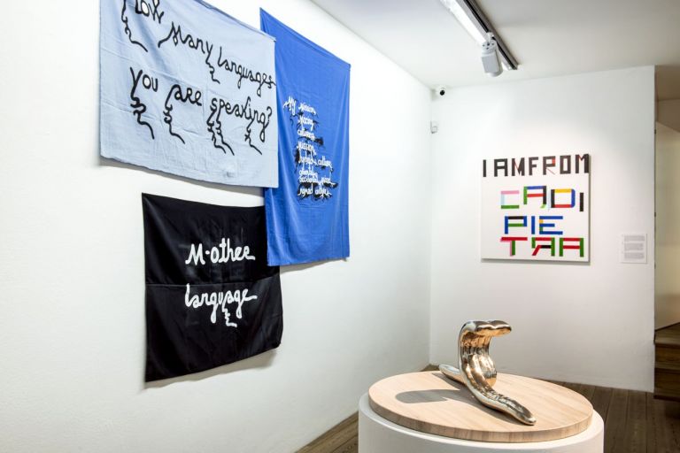 The Poetry of Translation. Exhibition view at Kunst Meran o Arte, Merano 2021. Photo Ivo Corrà