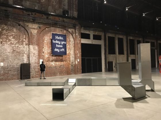 Vogliamo tutto, installation view at OGR, Torino 2021. Photo Claudia Giraud