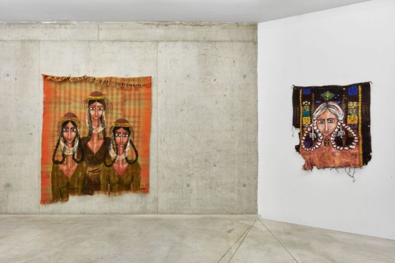 Zehra Dogan. Prigione N. 5. Exhibition view at Prometeo Gallery, Milano 2021