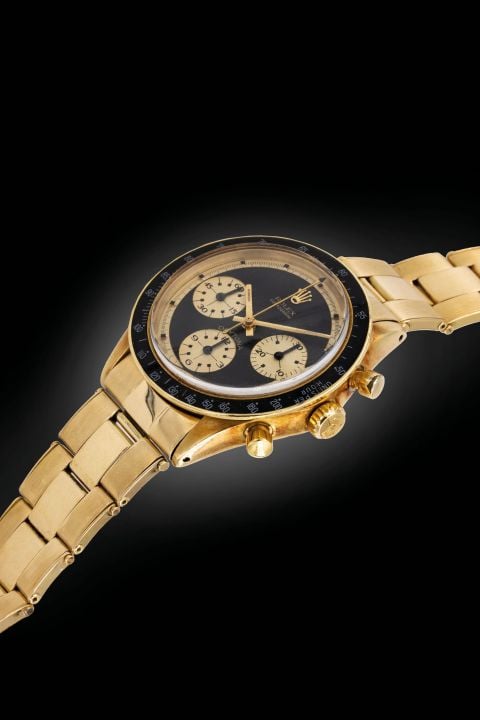 Rolex Daytona “John Player Special Paul Newman”, € 660.400. Courtesy Wannenes