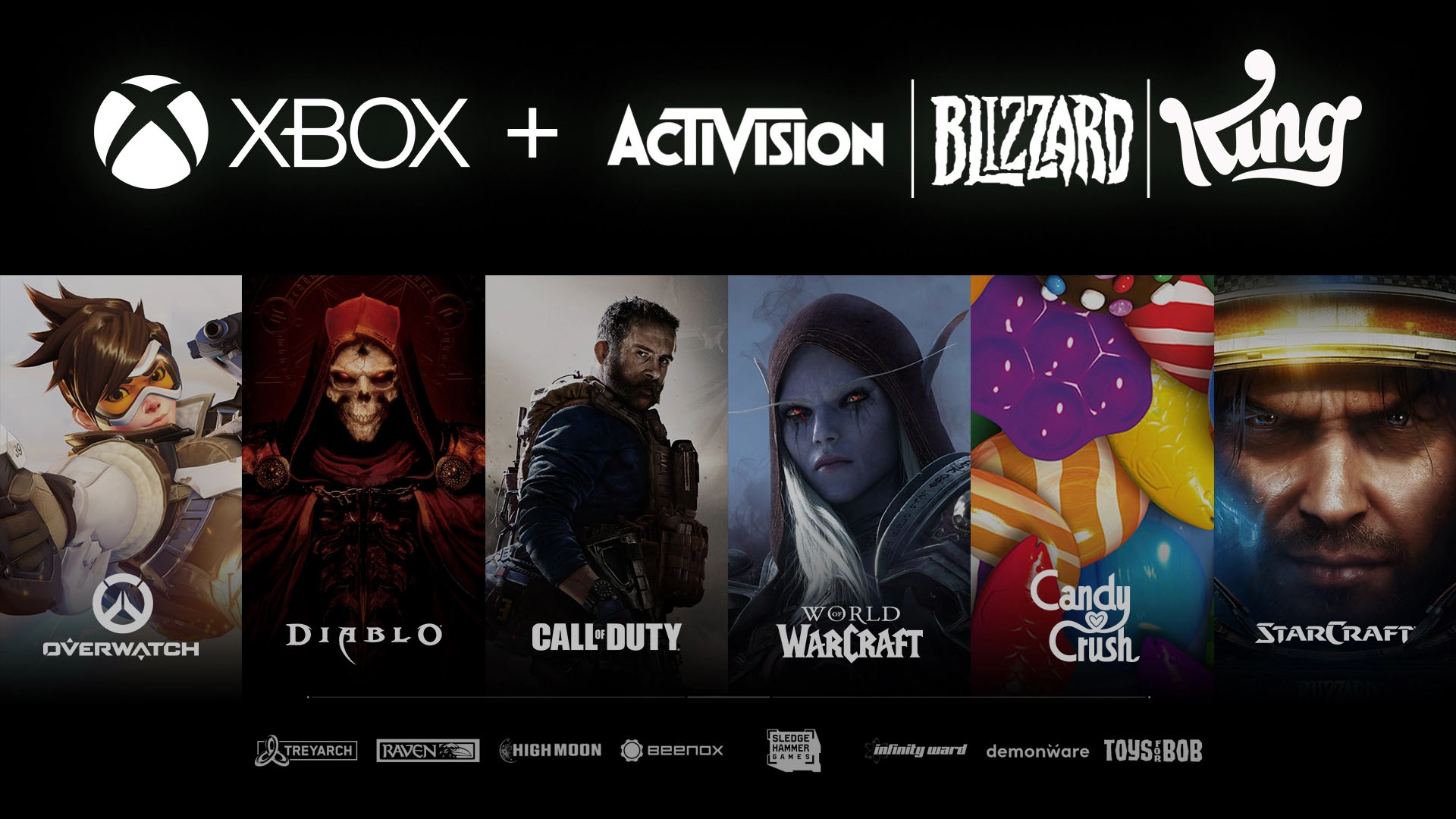 Annuncio dell'acquisizione di Activision Blizzard da parte di Microsoft