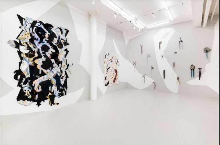 Bea Bonafini, Talk to the hand. Installation view at Bosse&Baum, London 2019