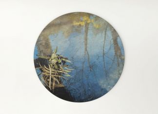 Elena Giustozzi, Vasca#6, 2020. Olio su tela, 80cm
