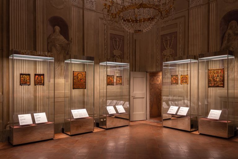 Installation View, Museo delle icone russe, Palazzo Pitti, Courtesy Uffizi