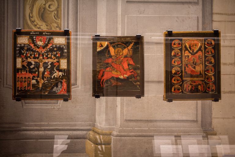 Icone russe, Installation View, Museo delle icone russe, Palazzo Pitti, Courtesy Uffizi