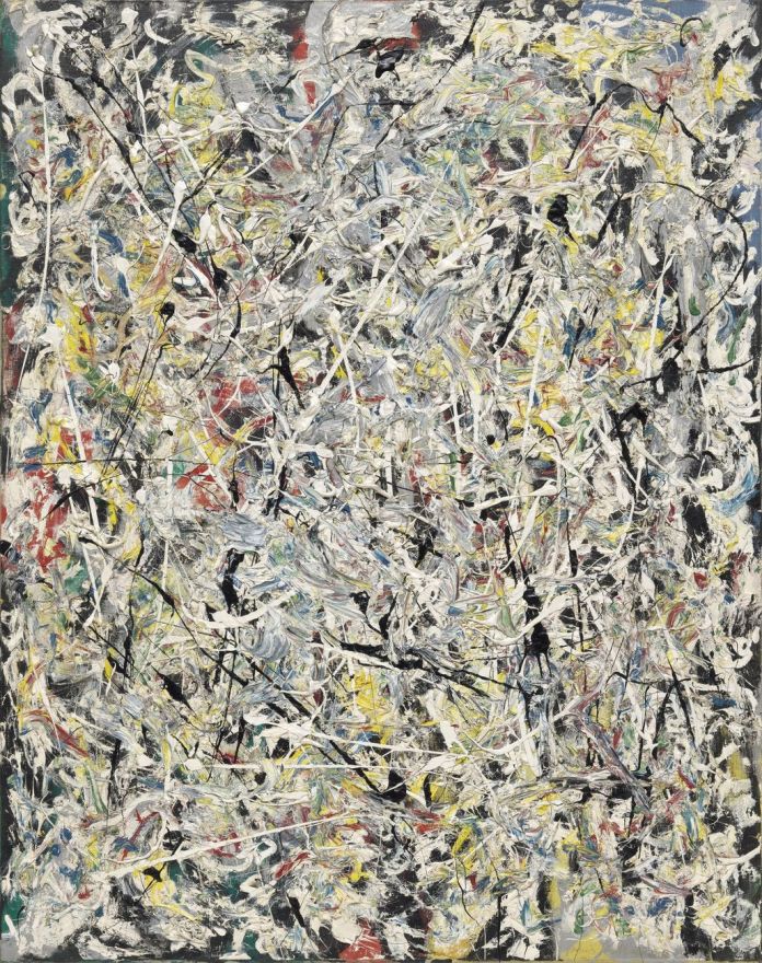 Jackson Pollock, White Light, 1954. The Sidney and Harriet Janis Collection, MoMA, New York © 2021 Pollock Krasner Foundation Artists Rights Society (ARS), New York