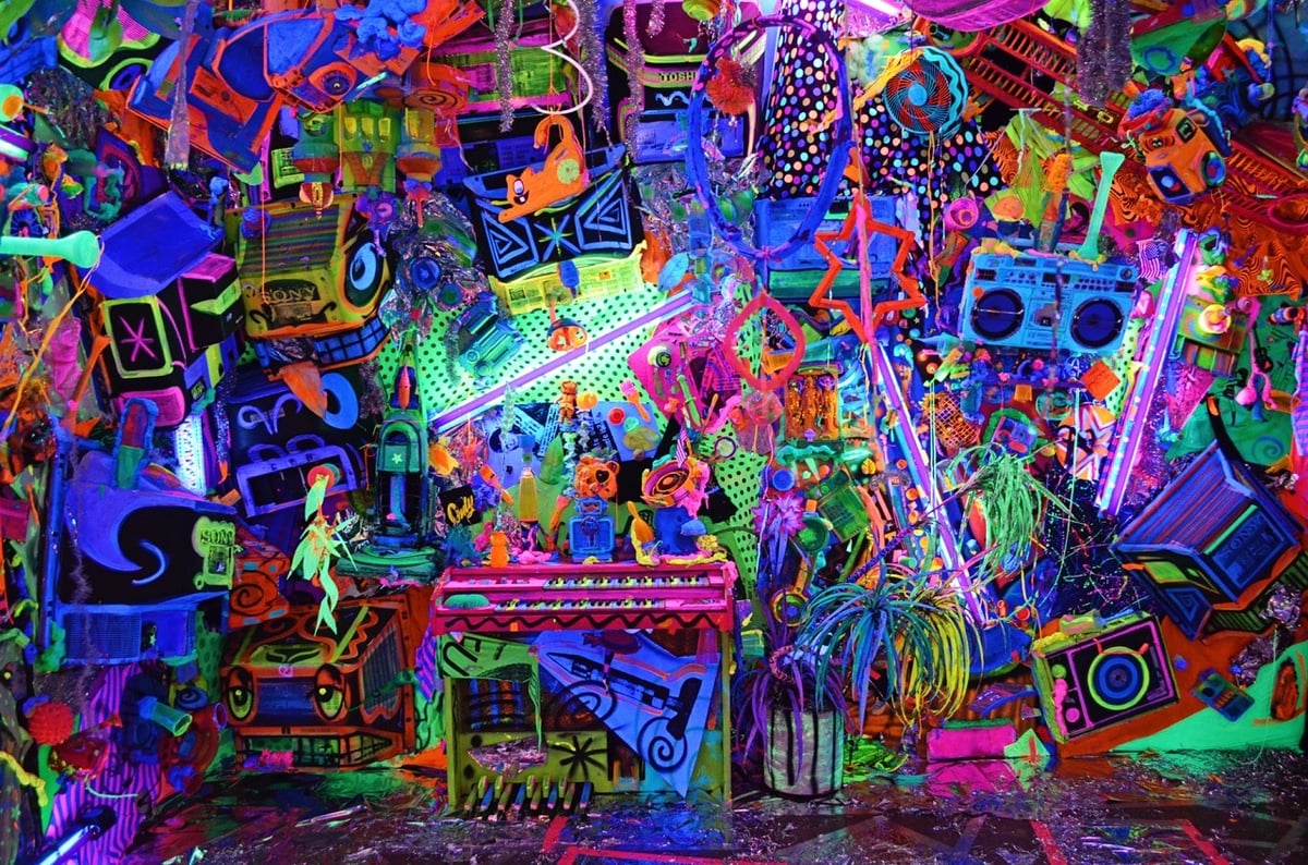 Kenny Scharf, Cosmic Cavern, 2009