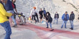 La Scala dei Turchi ripulita