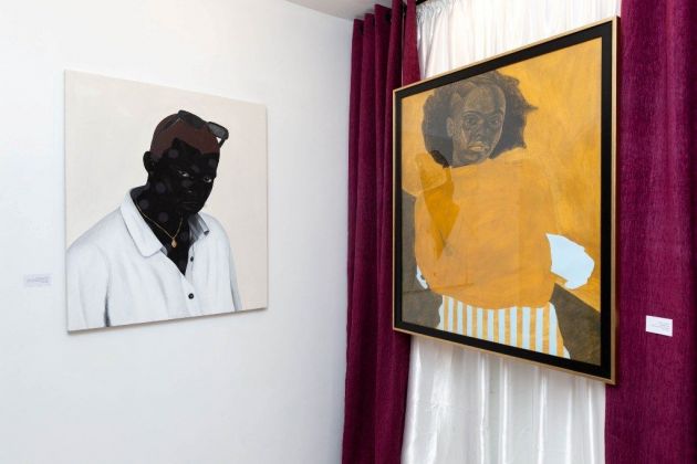 Liminality in infinite space 2020, installation view, Lagos, AAF Space. Courtesy African Artists' Foundation