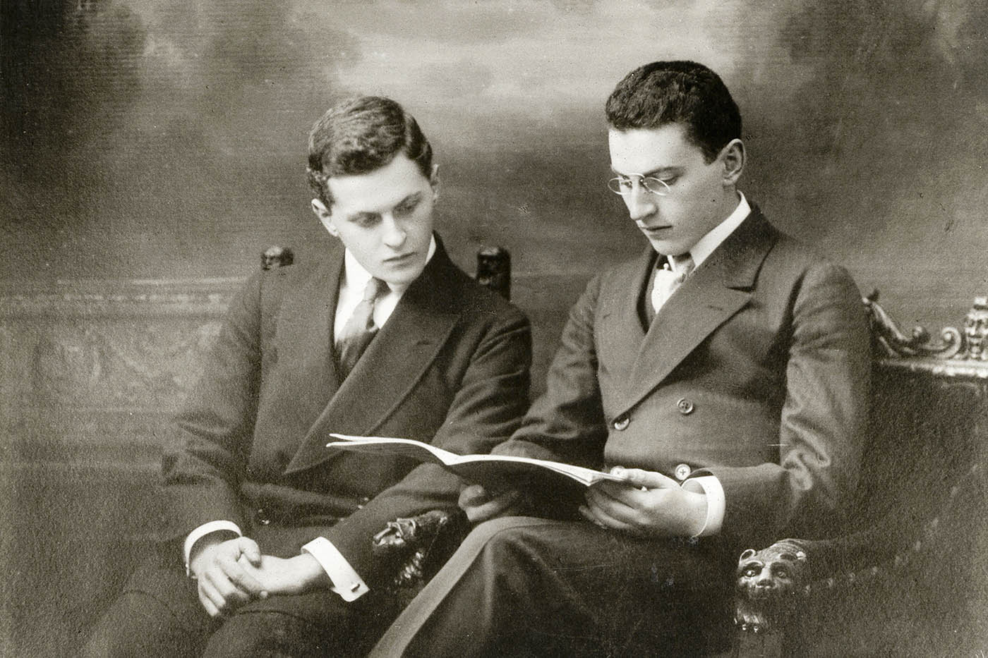 Ludwig e Paul Wittgenstein, photo by Carl Pietzner, 1909