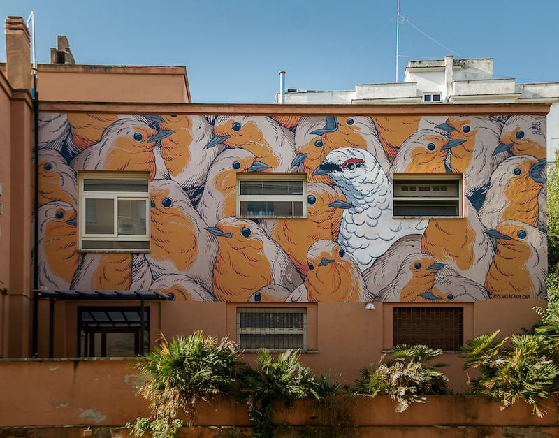 A Roma nuovo murale dello street artist Lucamaleonte per sensibilizzare sulla natura