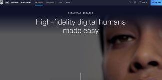 MetaHuman Creator - sito web