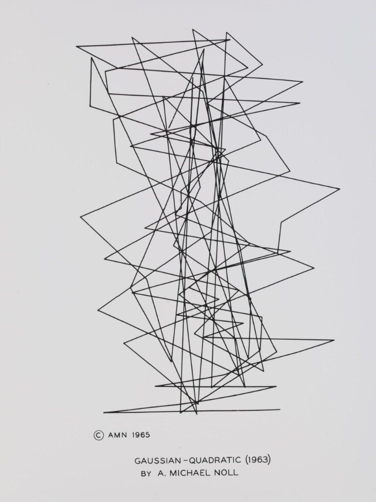 Michael A. Noll, Gaussian Quadratic, 1962 65 © AMN 1965