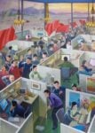 Office culture for Prosperity, opera realizzata dagli artisti nordcoreani per The Beautiful Future, mostra organizzata a Pechino, Shanghai e Taipei