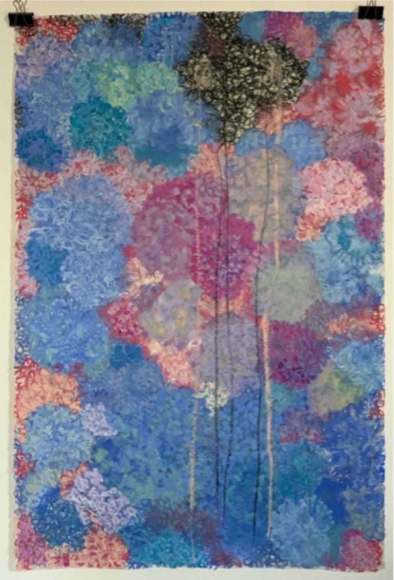 Olivia Magnani, Rimembranze di ortensie Declinazione N. 9, 94x63 cm