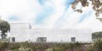 Rendering depicting front view of Magazzino Italian Art’s new building. Architects Alberto Campo Baeza and Miguel Quismondo. Image by JC Bragado & J Mingorance. Courtesy of Magazzino Italian Art