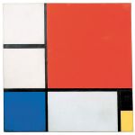 Piet Mondrian, Composizione II, 1929, olio su tela. The National Museum in Belgrade