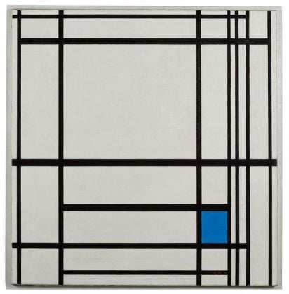 Piet Mondrian, Composizione con linee e colore III, 1937, olio su tela. Kunstmuseum Den Haag