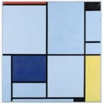 Piet Mondrian, Composizione con rosso, giallo e blu, 1921, olio su tela. Kunstmuseum Den Haag