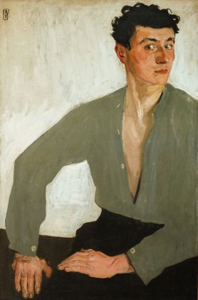 Renato Tomassi, In posa, 1918. Courtesy Galleria Carlo Virgilio