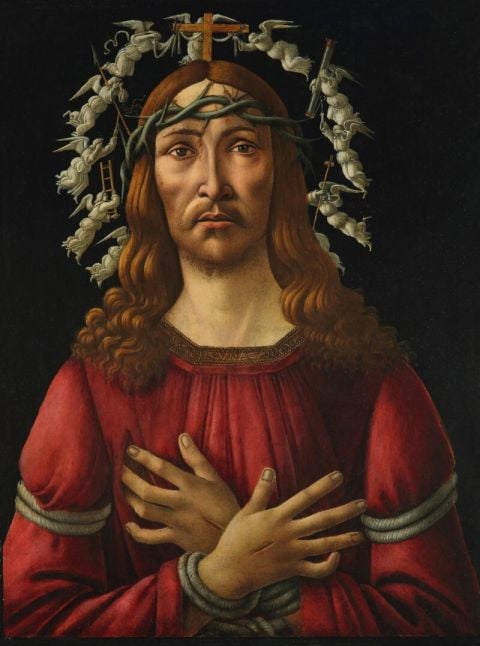 Sandro Botticelli. The Man of Sorrows. Courtesy of Sotheby's