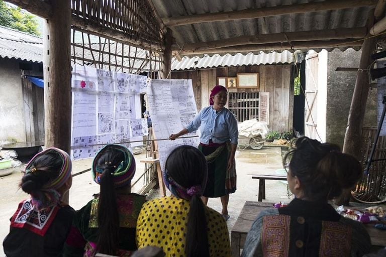 Textile Cooperative, Lung Tam, Vietnam, 2017. Courtesy Khadka + Eriksson Furunes