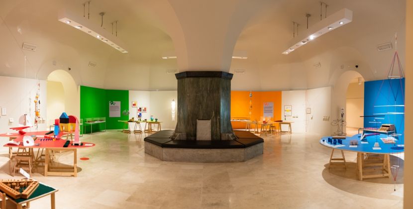 Toccare la bellezza. Maria Montessori Bruno Munari. Exhibition view at Palazzo delle Esposizioni, Roma
