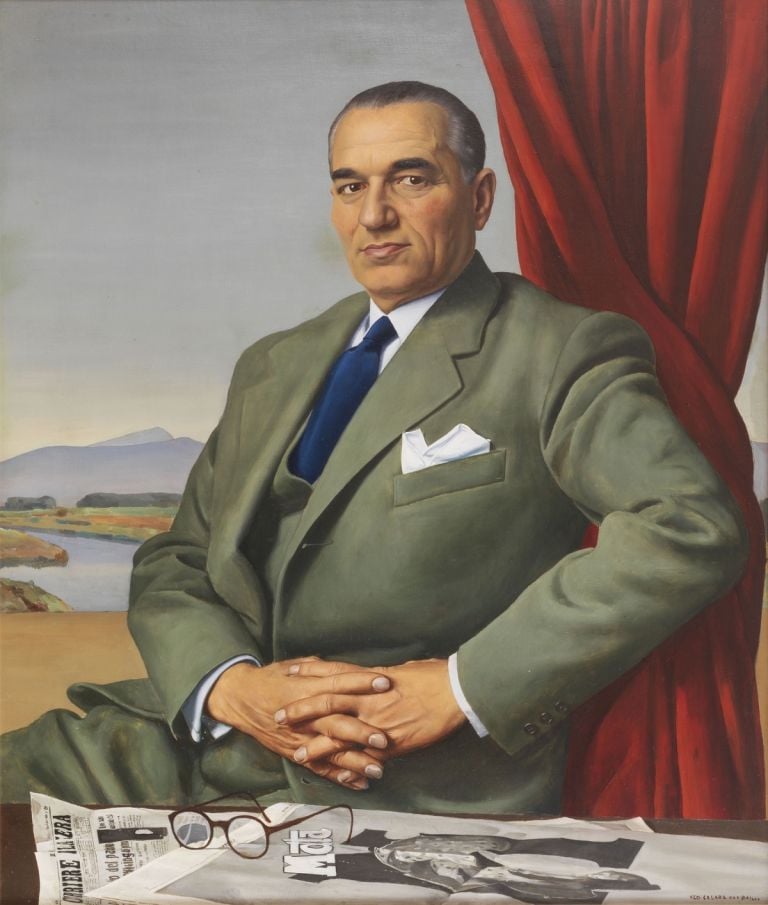 Ugo Celada da Virgilio, Ritratto del cavaliere Angelo Motta (1890 1957), 1950 ca. Courtesy Galleria Carlo Virgilio