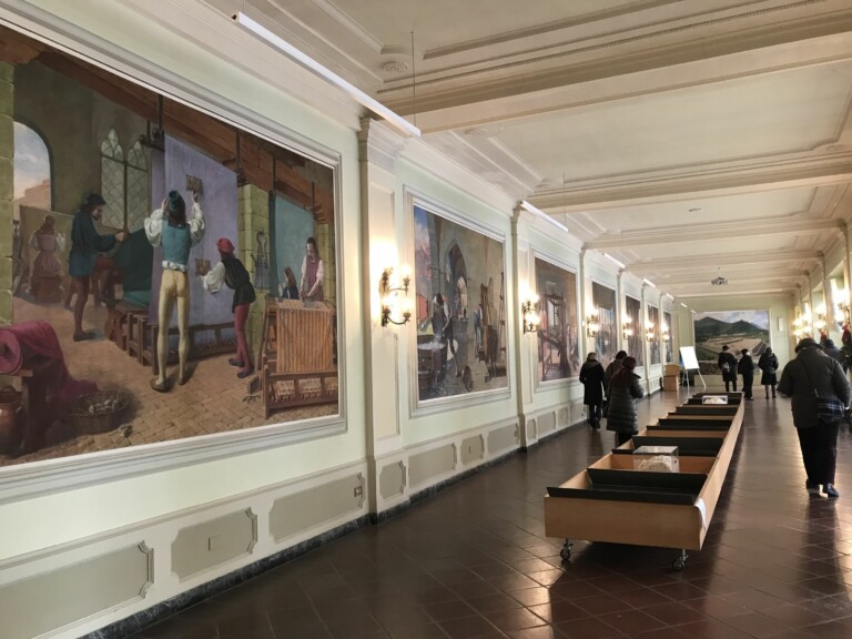 © Photo Dario Bragaglia, Trivero (Biella). Lanificio Zegna. I dipinti di Ettore Pistoletto Olivero in Sala Quadri