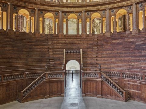 Parma, Palazzo della Pilotta, Teatro Farnese, veduta della cavea. © foto di Giovanni Hänninen 