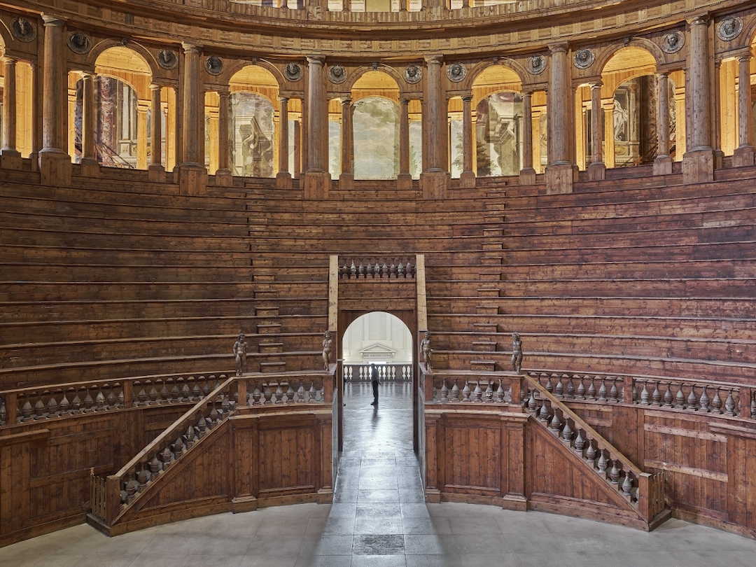 Parma, Palazzo della Pilotta, Teatro Farnese, veduta della cavea. © foto di Giovanni Hänninen