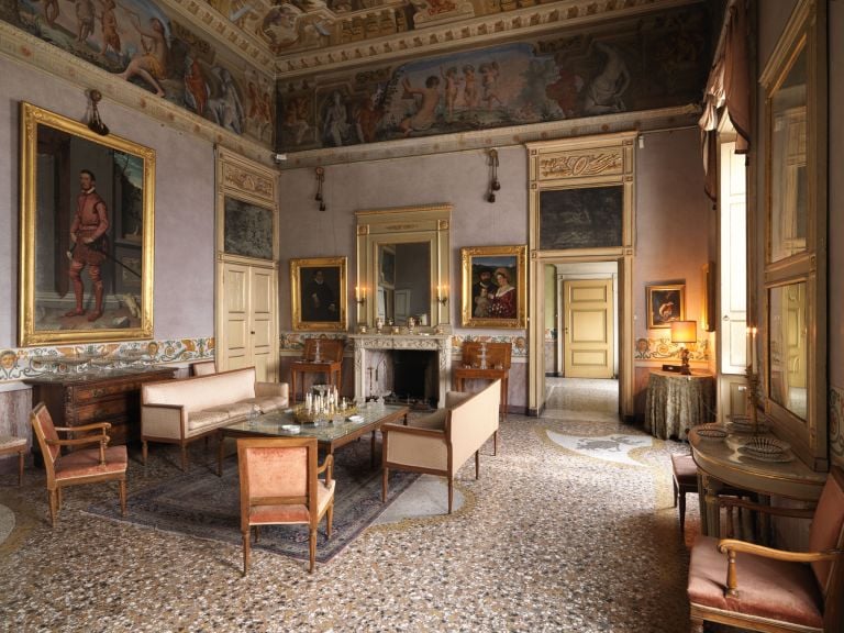 Palazzo e Giardini Moroni Sala dell ’ Et à dell ’ Oro Palazzo Moroni Courtesy Fondazione Museo di Palazzo Moroni