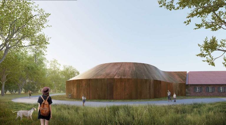 Un rendering del nuovo FLUGT – Refugee Museum of Denmark. Courtesy BIG Bjarke Ingels Group