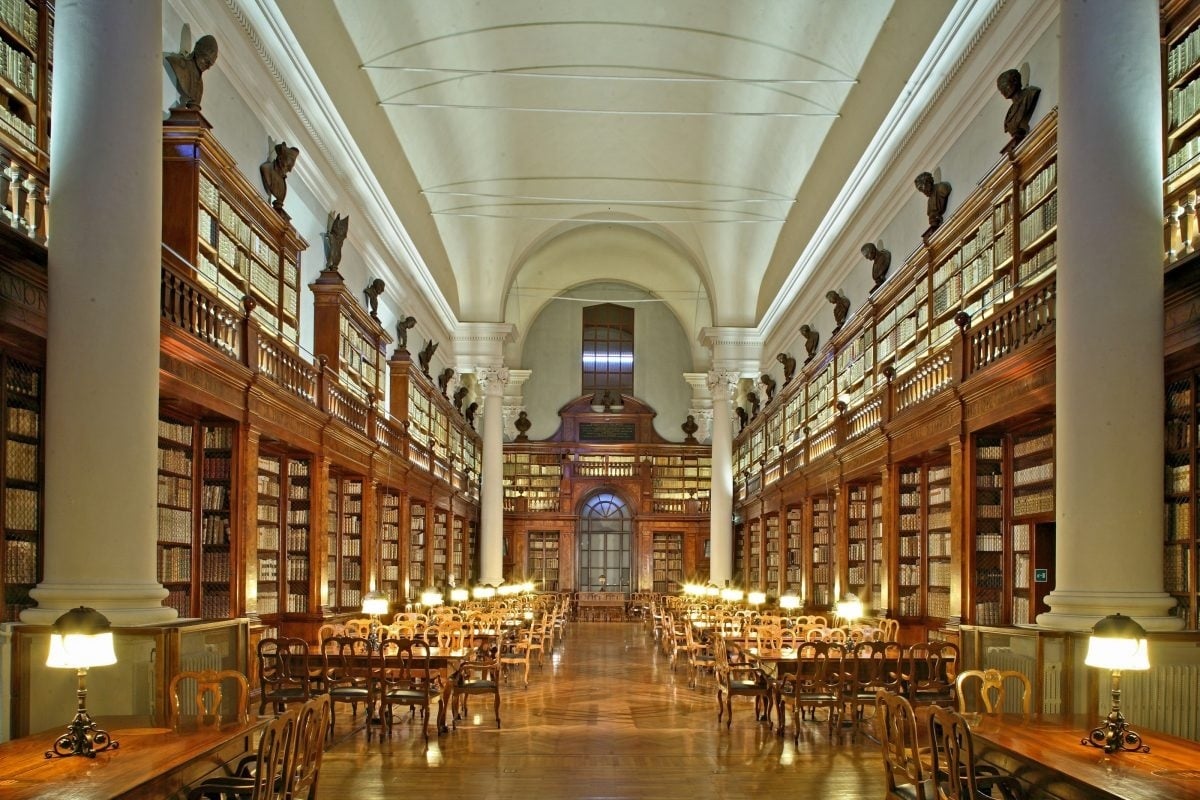Biblioteca Universitaria, Università di Bologna. Photo © Anagrafe delle Biblioteche d’Italia