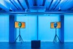 Bogosi Sekhukhuni, Consciousness Engine 2 – absentblackfatherbot, 2014, Bogosi bot Avatar still. Courtesy of the artist. Installation view at Osservatorio Prada, Milano 2022